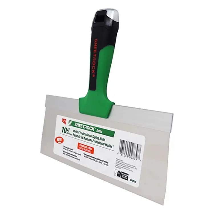 USG Sheetrock Matrix Stainless Steel Taping Knife USG Sheetrock Matrix Stainless Steel Taping Knife