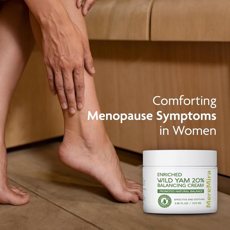 Wild Yam Cream for Hormone Balance: Australia Barbara O'neill Recommended Solution for Women Menopause Hormonal Balancing - 20% Topical Natural Wild Yam, 3.38 fl.oz