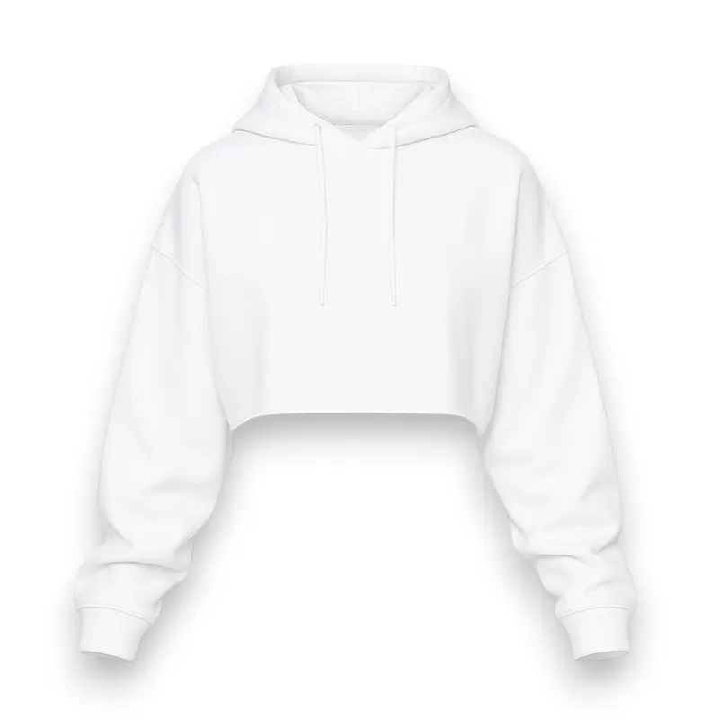cropped pullover hoodie - TikTok Shop