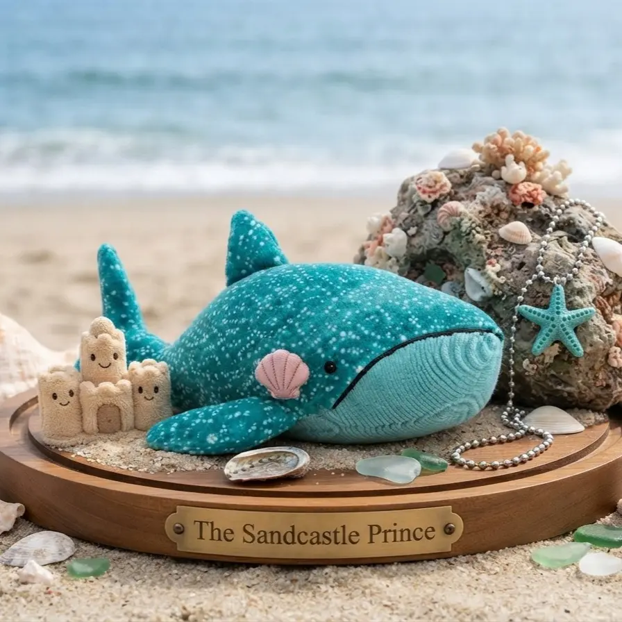 Jellycat Teal Whale Plushie – Cute Soft Ocean, Nursery Decor and Gift for Sea Animal Lovers