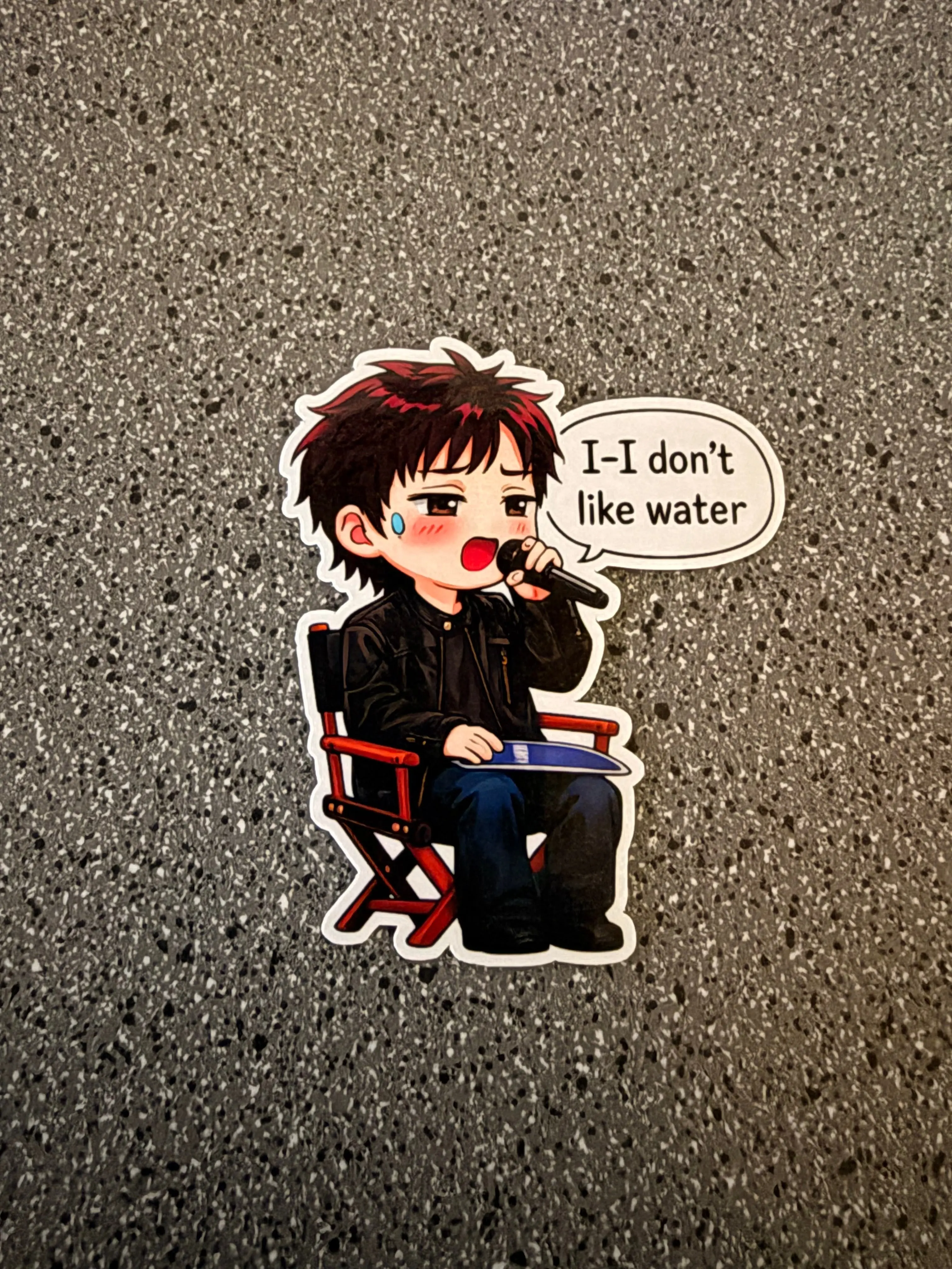 Yoongi “I don’t like water” Sticker