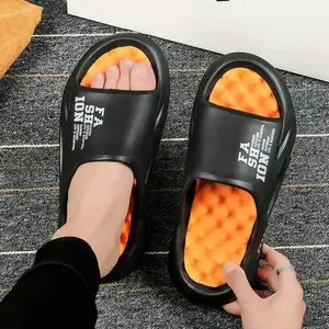 ‌Mens Massage Slippers EVA Material Lightweight Beach Sandals Non-Slip Soft Sole Indoor Outdoor Casual Shoes for Summer‌ Flipflop Footwear