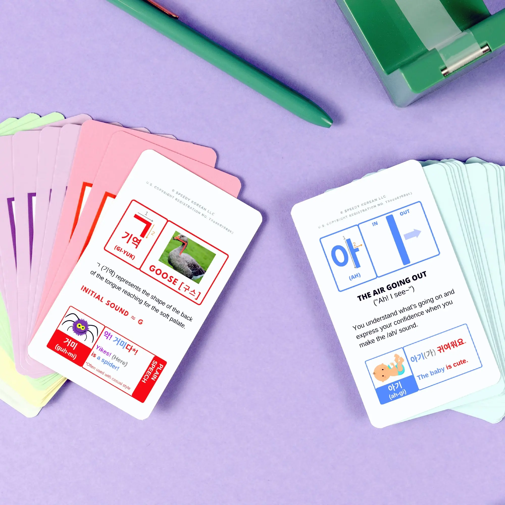 (Basic Ver.) COREALL Hangul Flashcards