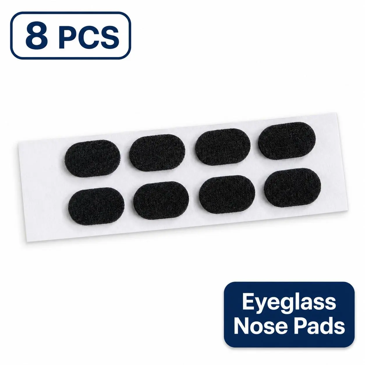 4 Pairs Self-Adhesive Eyeglass Nose Pads - Soft Anti-Slip Cushion Stickers for Reading Glasses, Sunglasses