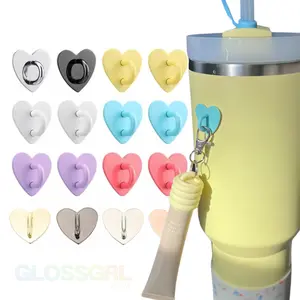 GLOSSGRL Bottle Hooks for Lipgloss & Balm (2 PACK) Woman Keychain. Metal Bottle Hook