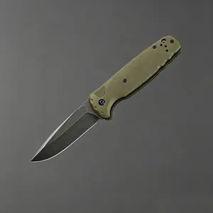 4300BK  Folding Knife  G10 Handle EDC Pocket Knife  Outdoor Camping Fishing Tools Multipurpose Knife