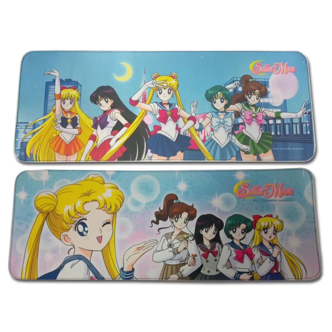 Sailor Moon Anime Mouse Pad Desk Mat 30x80cm ft. Sailor Mars, Mercury, Venus, Jupiter