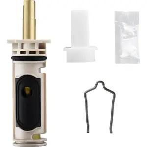 Kit Compatible with Moen 1222 Replacement  for -Handle PosiTemp Shower and Tub, Brass Core, Fix Common Issues
