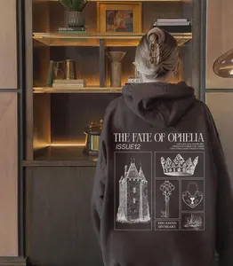 Shakespeare The Fate of Ophelia Hoodie Hamlet Keep it 100 TS Inspired In My Showgirl Era Pearls Concert Outfit Millais Painting Saved Heart