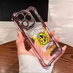 Club América Pride Aesthetic Design Pattern Casing For iphone 17 16 15 14 13 12 Plus 11 Pro Max Flaunt Mobile Phone Case Soft Silicon TPU anti-drop Drop Protection Shockproof Protector Vintage unique Fashion Trend Anti-scratch Stylish Smartphone Cove