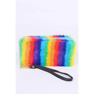 Pride Rainbow Fury Wristlet Wallet