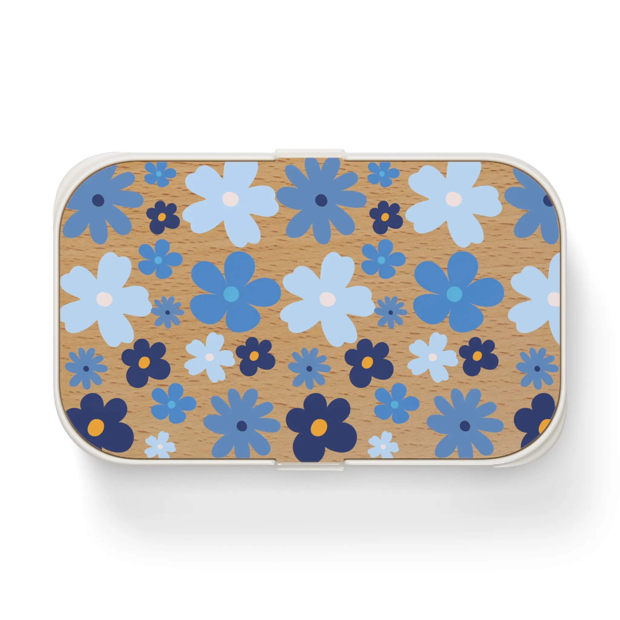Floral Bento Lunch Box, Eco-Friendly Meal Container, Perfect for Work, School, Picnics, Gift for Foodies, Easy to Clean