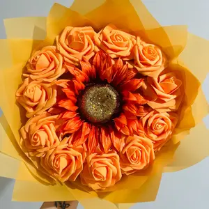 Orange Flower Bouquet - Perfect for Any Occasion