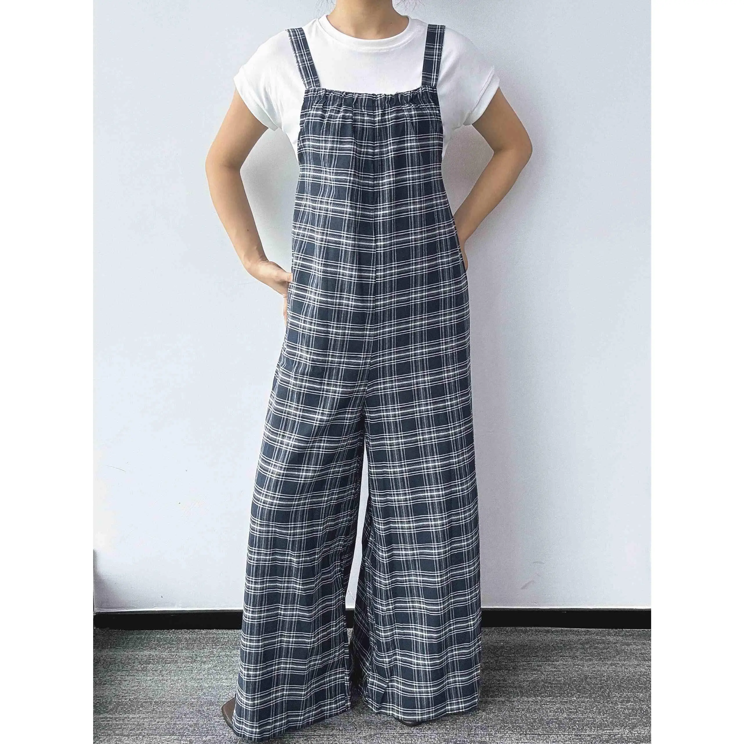 Plaid Overall Jumpsuits Plaid Overall Jumpsuits