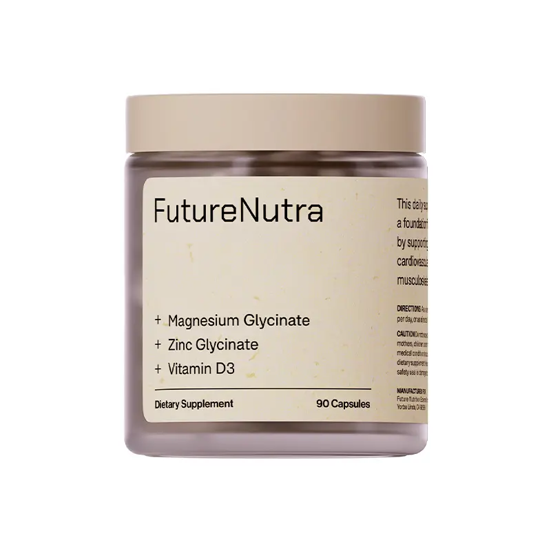 FutureNutra Mineral and Vitamin Complex Capsules|Vitamin D3 with Magnesium Glycinate and Zinc Glycinate, High Absorption Triple Mineral & Vitamin Complex, Supports Bone, Muscle, Immune & Overall Wellness, 90  Capsules