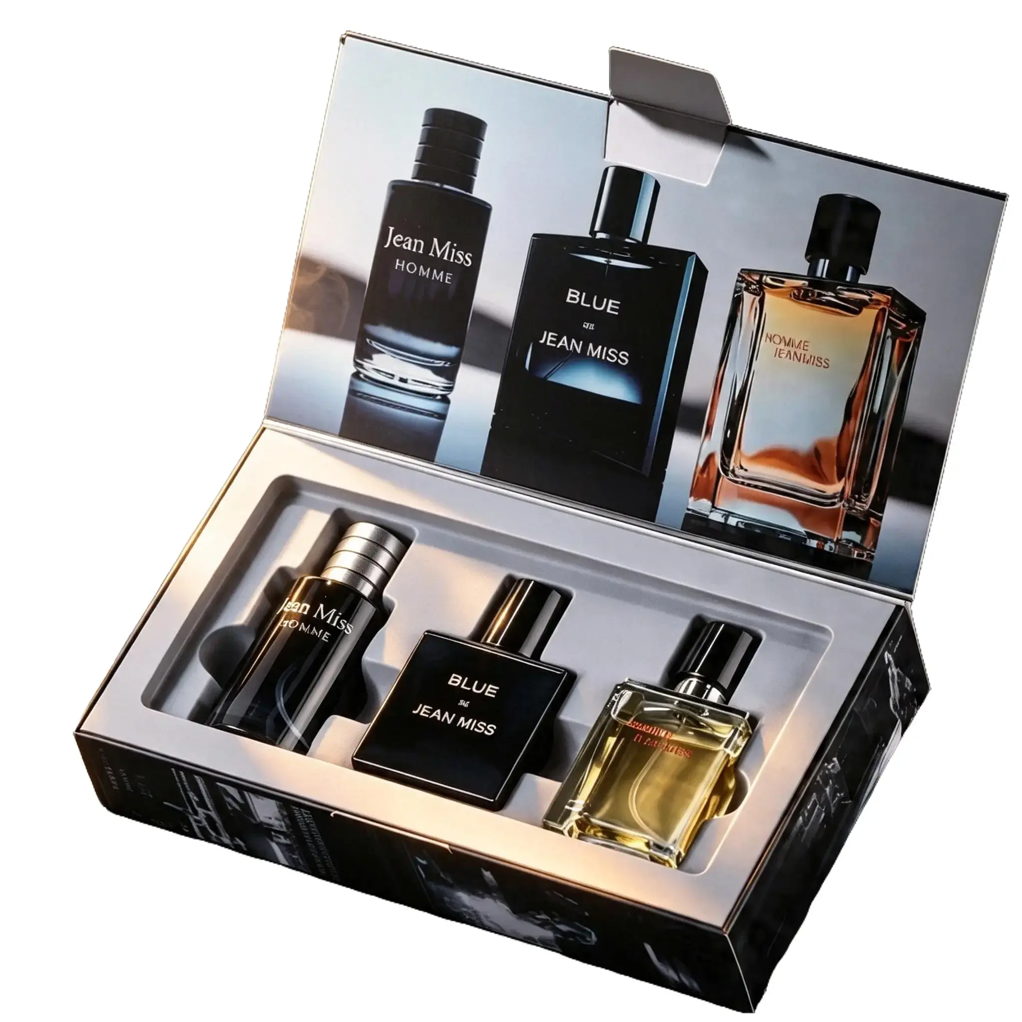 Men's & Women's Perfume Set, 3-Count, 30mLEach, Liquid Fragrances, Daily Scent, Ideal Gift forCouples, Dates & Gatherings fragrance collection spray gift box ensemble unique charm mystical distinct different