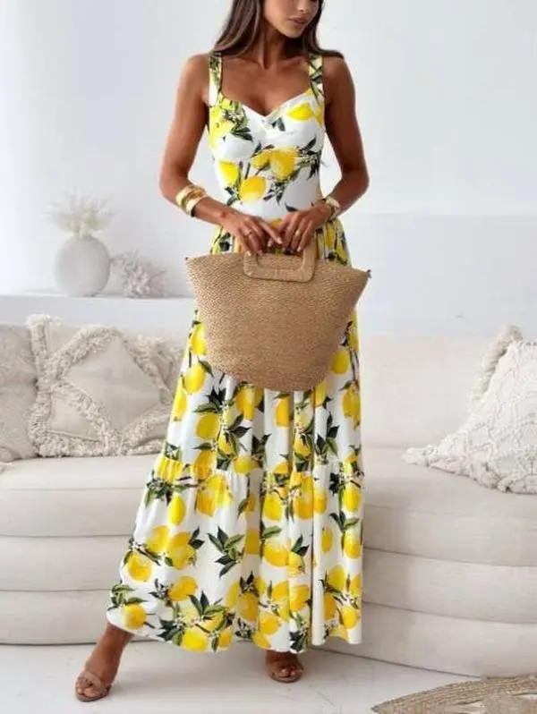 3 4 sleeve long dresses SAN149R-SOLID