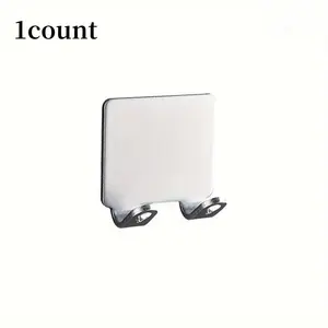 Wall Mounted Razor Holder, Punch Free Stainless Steel Razor Storage Hook, Bathroom Accessories, Home Organizer for Bathroom, Tools, Bathroom Organizing Accessories