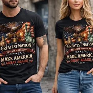 Greatest Nation 250th Anniversary Graphic T Shirt