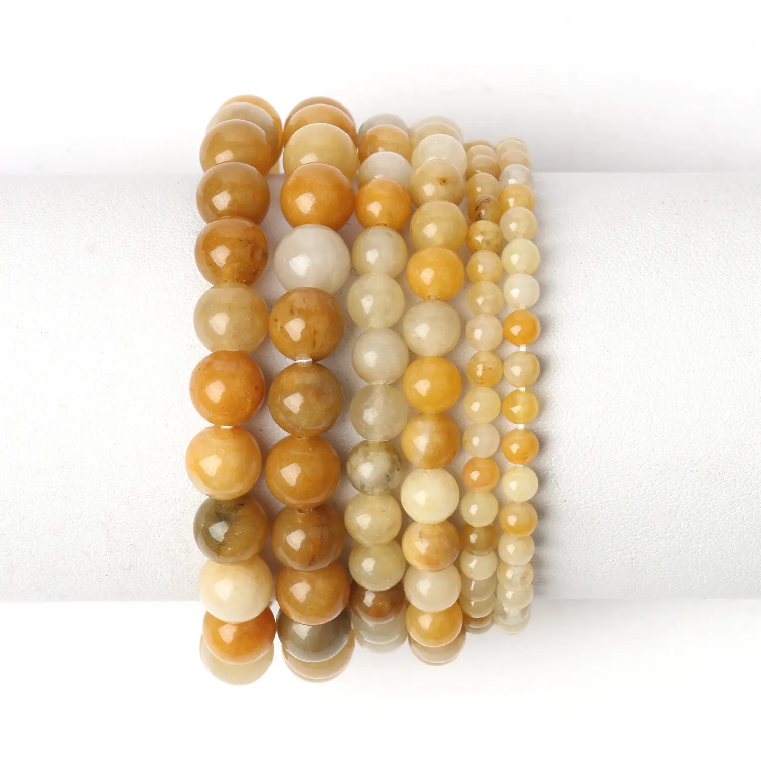 Natural yellow jade bracelet
