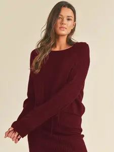 Chevron Two Piece Sweater Set Elegant