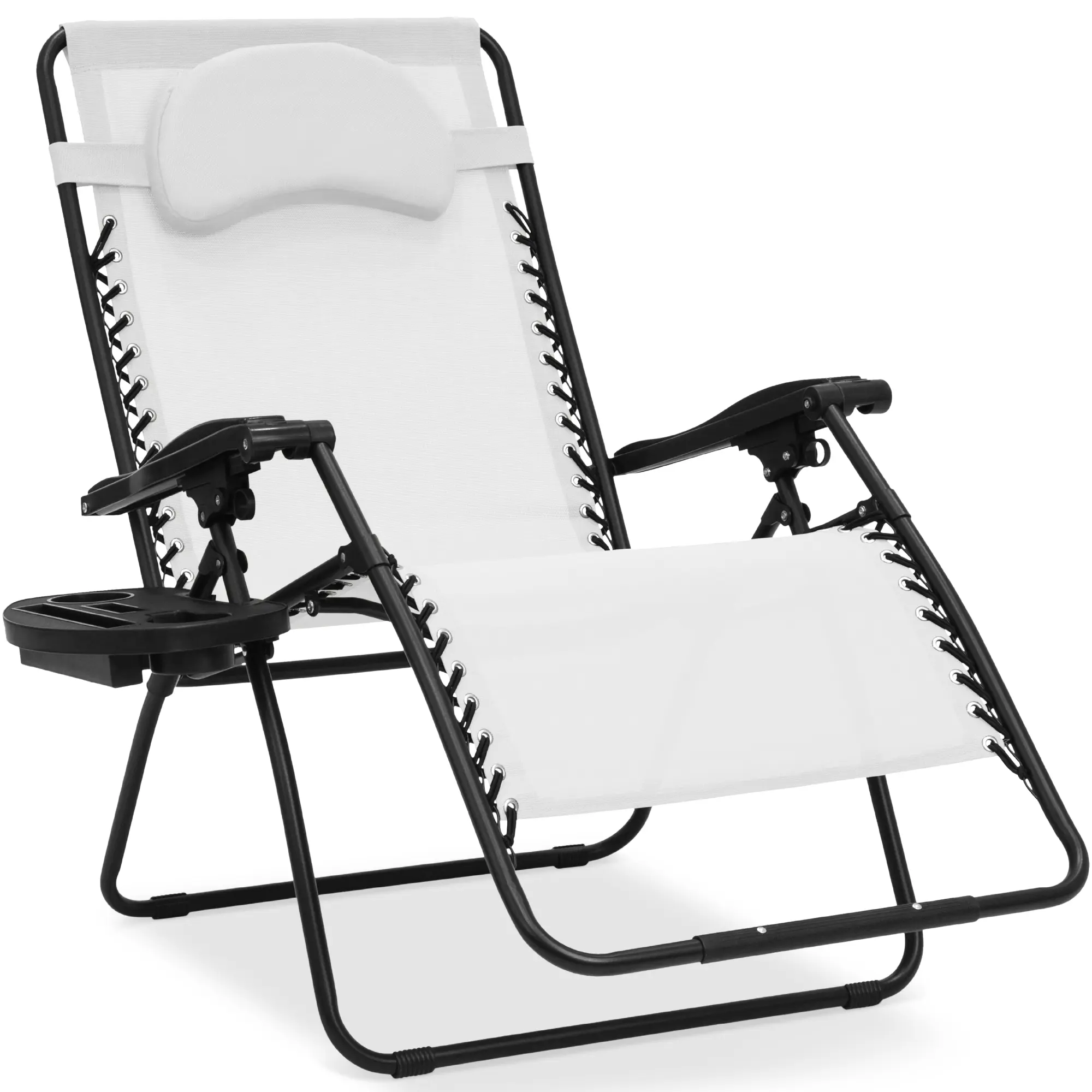 Best Choice Products Oversized Zero Gravity Chair, Folding Outdoor Patio Recliner w/ Cup Holder