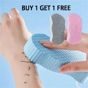 [BUY 1 GET 1 FREE] Magic Exfoliating Bath Sponge 3D Super Soft Skin Polish | Reusable African Net Sponge - Random Color! Personal