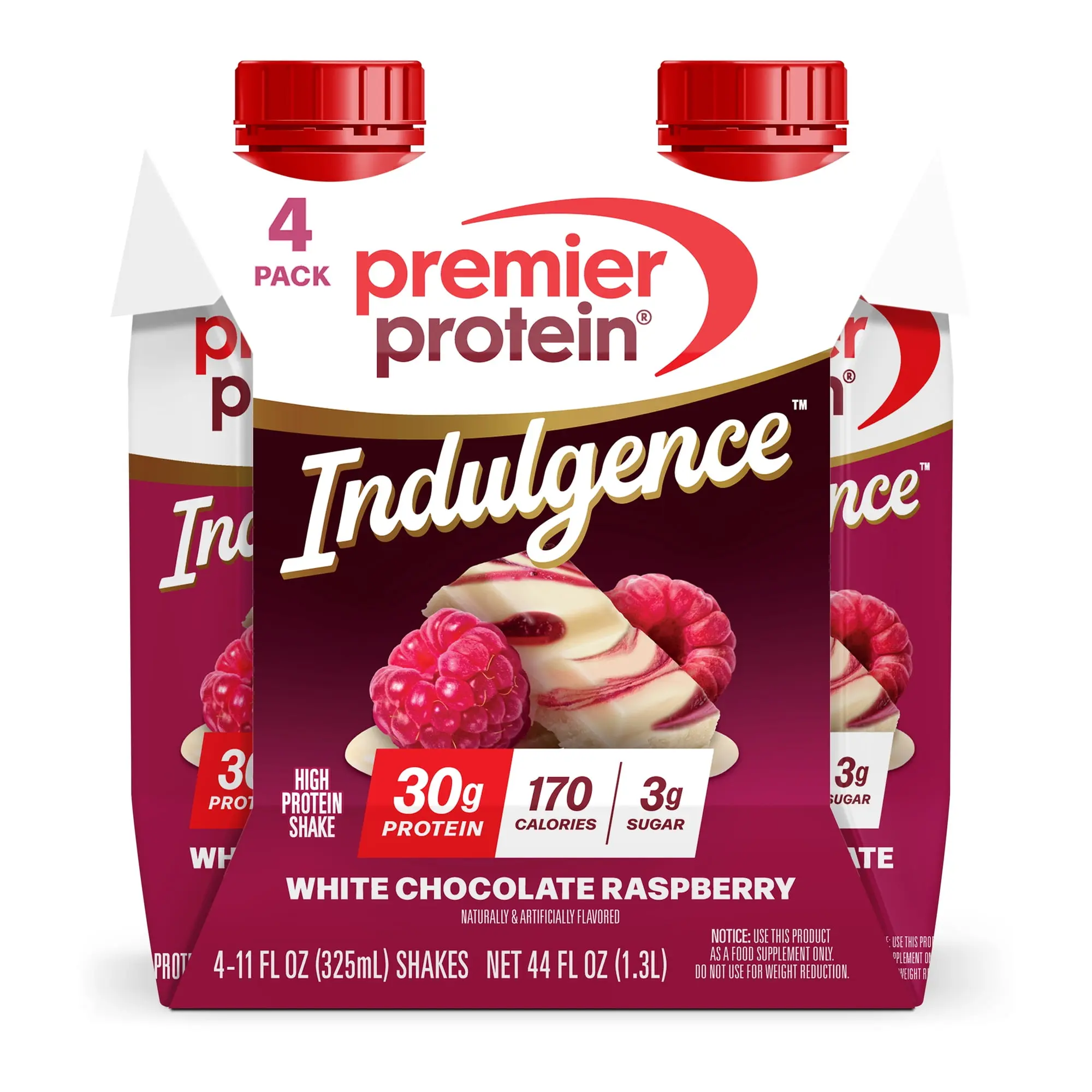 Protein Shake, White Chocolate Raspberry, 30g Protein, 11 fl oz, 4 Ct