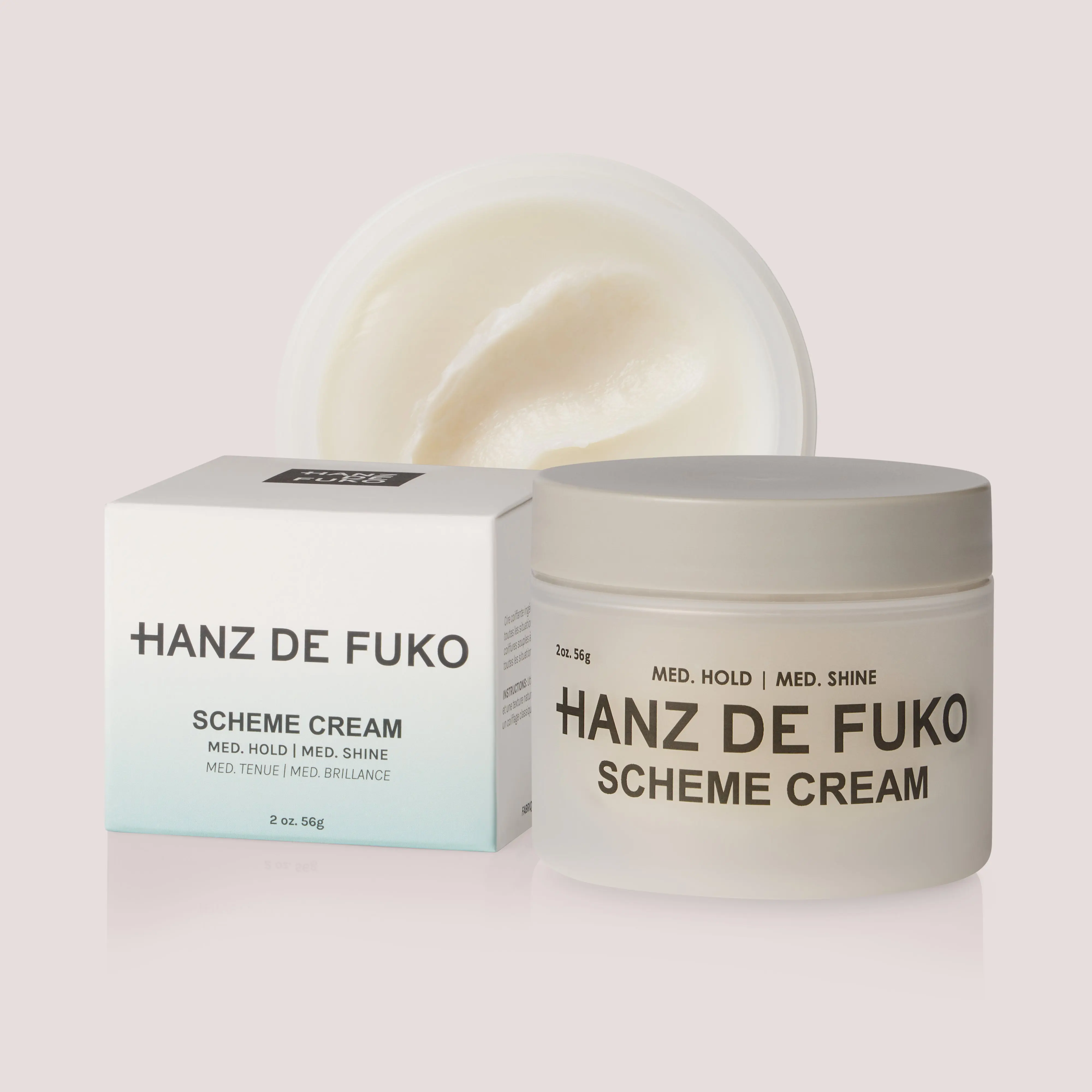 SCHEME CREAM: Hair Styler - Medium Hold, Natural Shine
