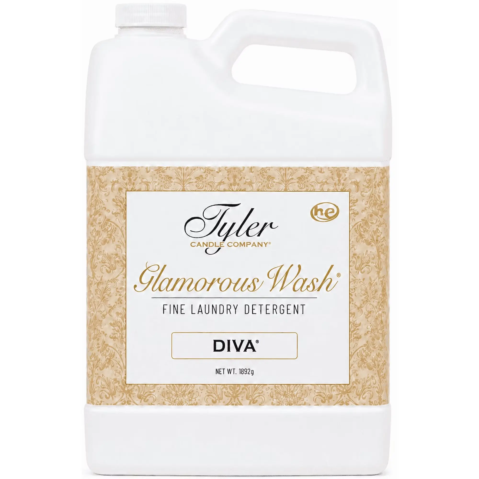 Tyler Candle Diva Glamorous Wash Liquid Laundry Detergent, 24 Loads, 64 fl oz Detergent Powder