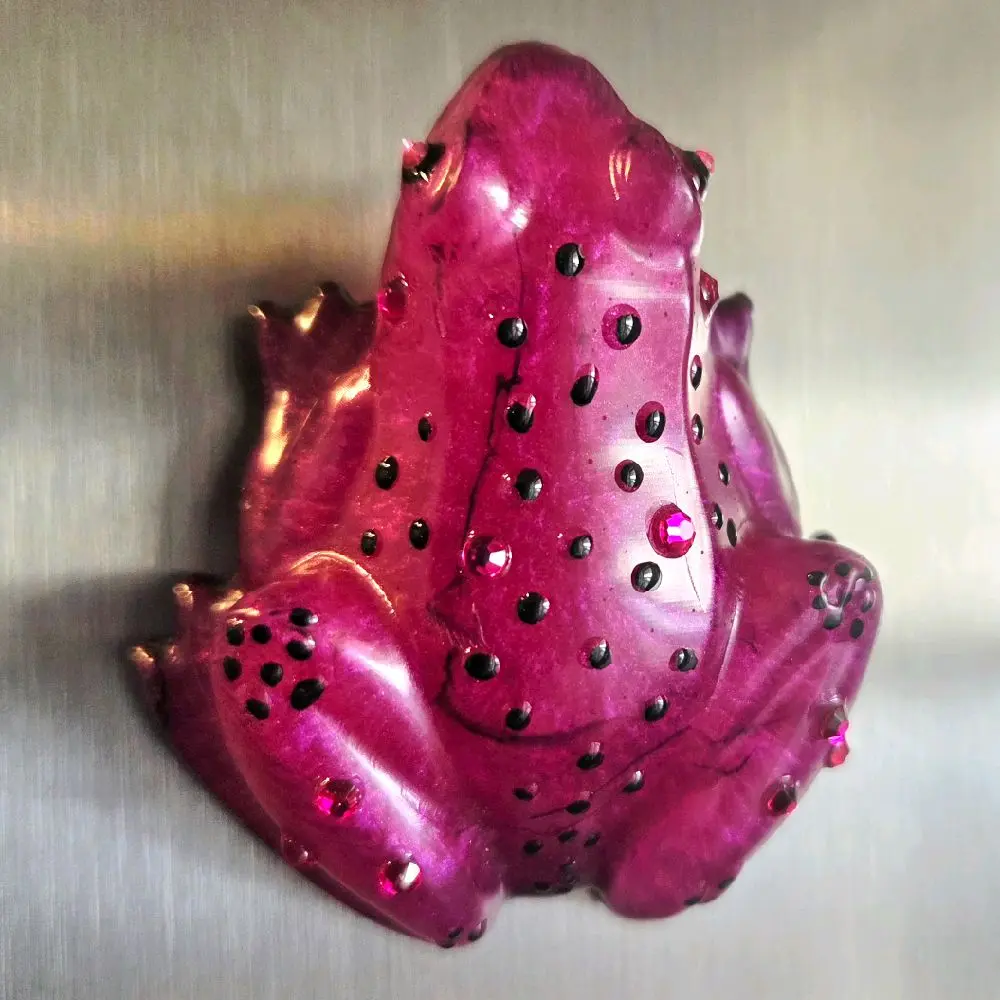 Pink & Black Frog