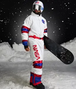 Men's Space Racer Snow Suit and Helmet Cover