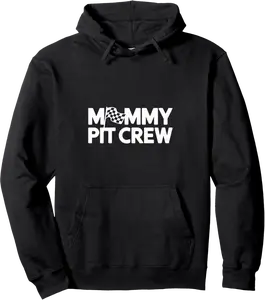 Mommy Pit Crew Race Car Birthday Family Racing Pullover Hoodie - 83B0DK4DCYTV