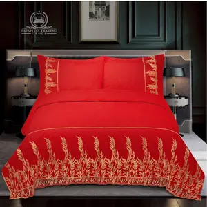 Luxury 4pcs Velvet Bedspreads King Size- Soft and Luxurious, Perfect for Layering and Stylish Bedroom Decor
