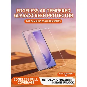 [Ultra clear film] Applicable to Samsung S26 Ultra tempered film AR anti-transparency Galaxy S25 mobile phone film Ultra clear full screen coverage Samsung s25 + protective film Ultra thin mobile phone film