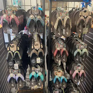 Mystery Montana west flip flops Summer Footwear Women Wedge Sandal