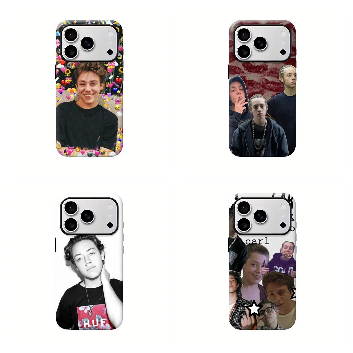 Shameless Carl Phone Case - High Quality TPU Plastic for Apple iPhone17.16 .15,14,13,12,11,Pro, - Waterproof Black Cover