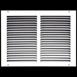 Handua Steel Return Air Grille | Vent Cover Grill for Sidewall and Ceiling | White