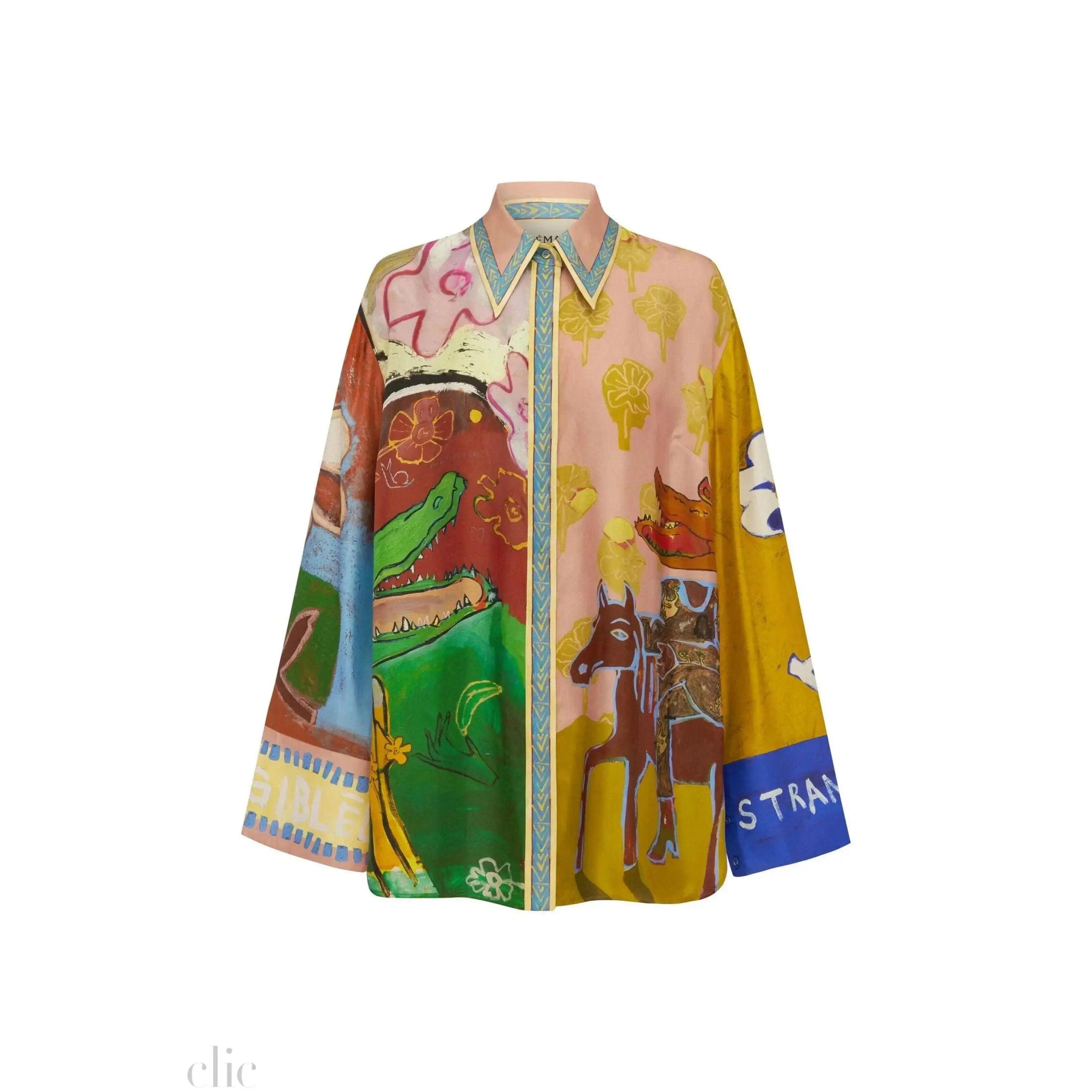 Mlak Silk Shirt, from Alemais