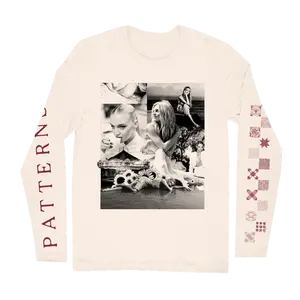 PATTERNS LONG SLEEVE GRAPHIC T-SHIRT