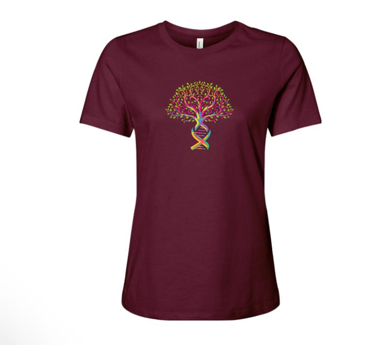 Ladies Twisted Ladder Tree of Life Ladies relaxed fit with side seams and an ultra soft feel.
