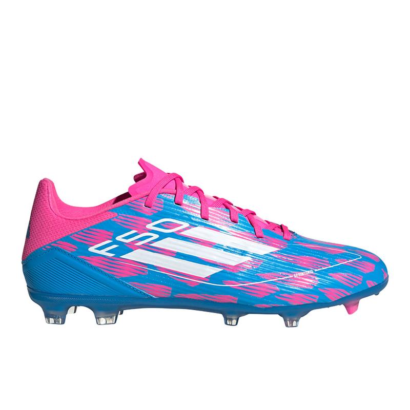 adidas Mens Messi F50 League Firm GroundMulti-Ground Soccer Cleats  - Blue, Pink