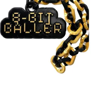 Custom gamer-inspired hype chain for baseball, softball, esports teams, dugout celebrations, and sports gifts
