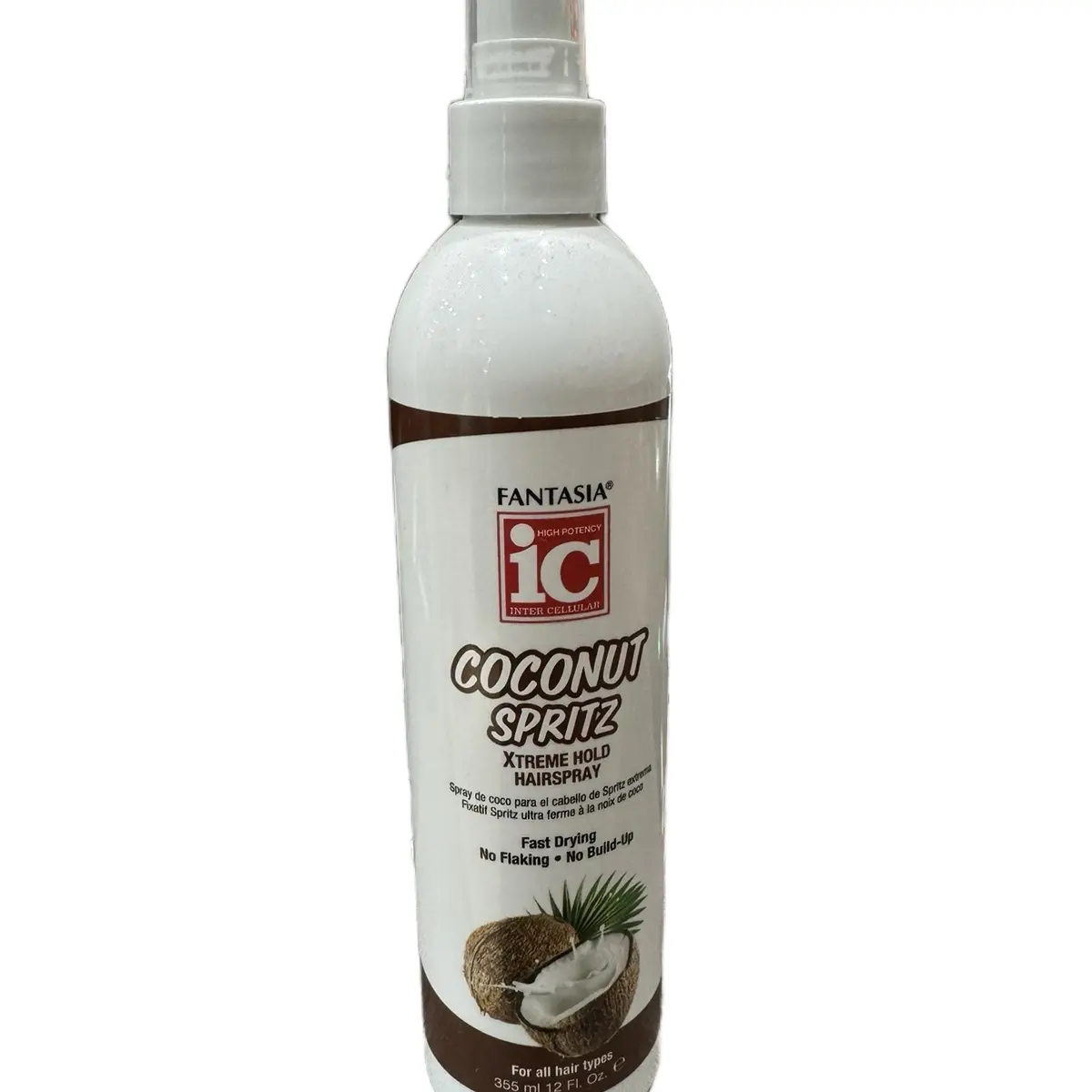IC Coconut Spritz Xtreme Hold Hairspray 12oz