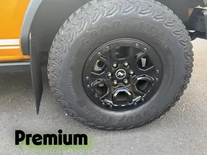 Premium Sasquatch Long Square Mudflaps for Ford Bronco – 1/4" Thick, Drain Channels, Made in USA