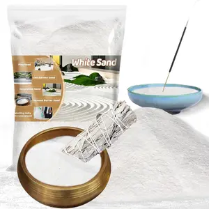 15 OZ Fine White Sand for Crafts - Quartz Zen Garden Sand Decorative for Vases Filler, Wedding Unity Ceremony, Incense Burner, Aquarium