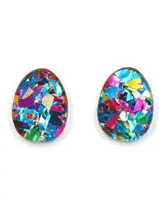 Cute Easter Egg Rabbit Design Earrings, Fashionable Acrylic Jewelry for Women & Girls, Trendy All-match & Exquisite Jewelry for Birthday Gift