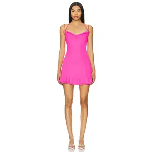 MORE TO COME Shania Mini Dress in Hot Pink