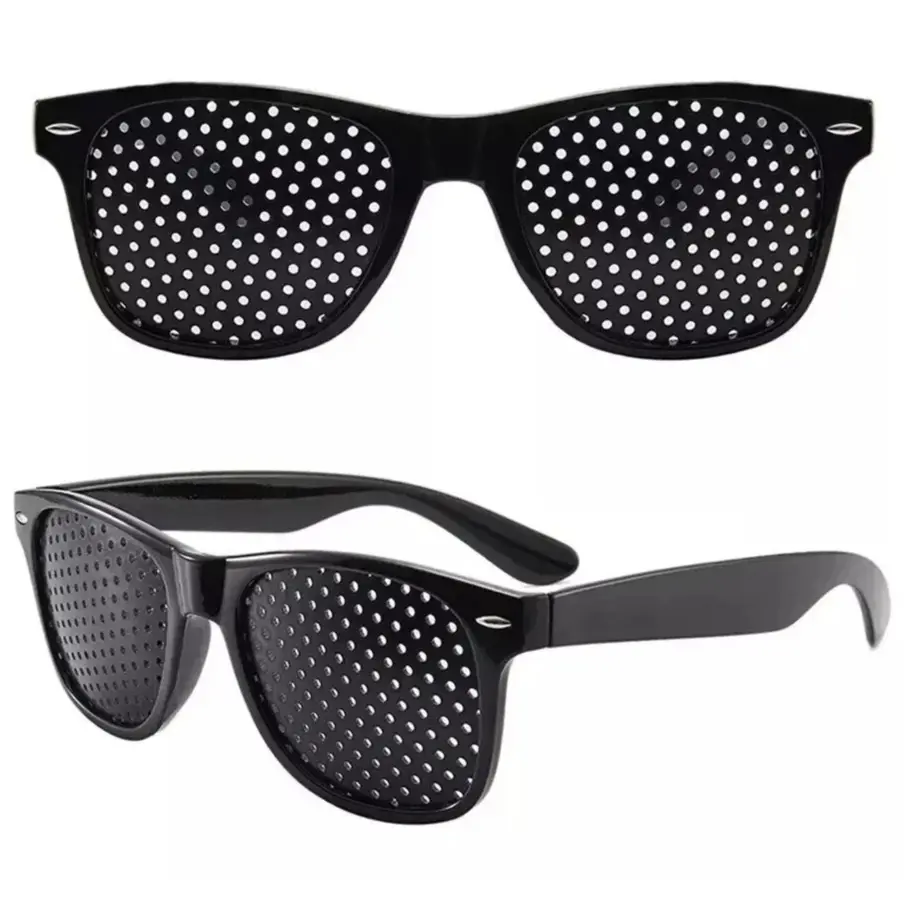 Unisex Pinhole Glasses Anti-MyopiaAstigmatism Glasses Men's Women's Vision|Improvement Strabismus Correction FatigueGlasses