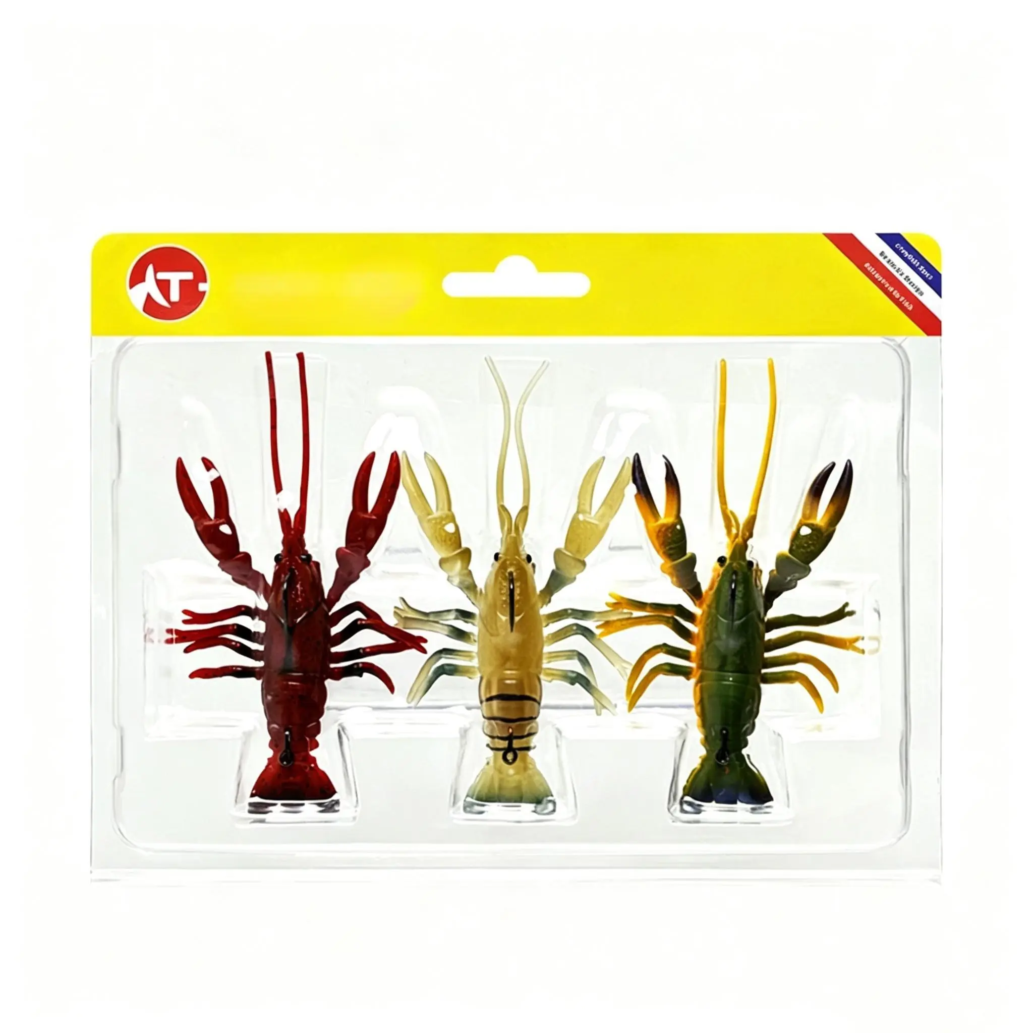 Pre-Rigged Soft Fishing Lure Set Made Of Durable TPE Material, Weedless Lifelike Shrimp And Crayfish Artificial Baits, Jig Lures For Largemouth Bass In Freshwater And Saltwater, Practical Fishing Gift